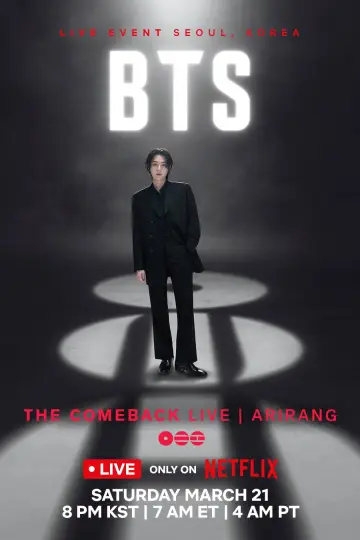 Poster to the movie "BTS THE COMEBACK LIVE | ARIRANG" #761347